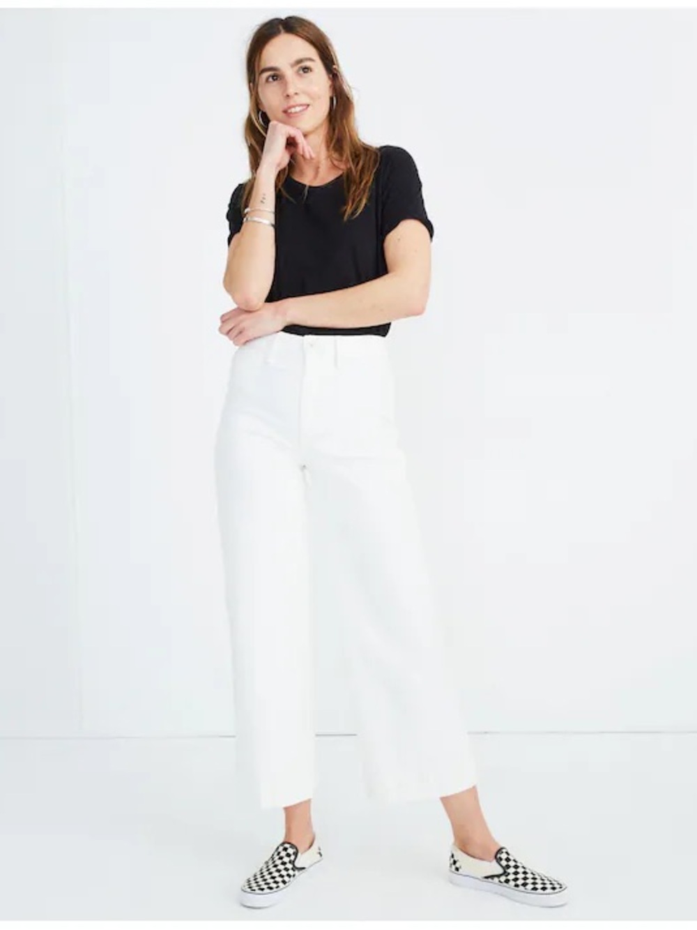 Madewell Emmet white jeans